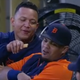 Illustration for article titled Miguel Cabrera Tries To Force-Feed One Of His Teammates